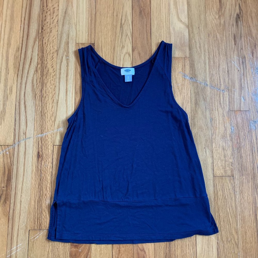 Navy Tank Womens